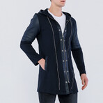 Austin Coat // Navy + Sax (M)