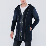 Austin Coat // Navy + Sax (M)