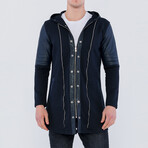 Austin Coat // Navy + Sax (M)