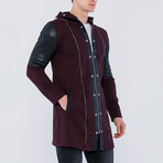 Evan Coat // Bordeaux + Black (3XL)