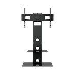 Tilt Floor Stand Mount + Shelves // 37" - 70"