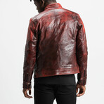 Hades Racer Leather Jacket // Damned Red (Standard Midweight // X-Small)