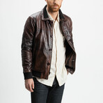 Zeus Blouson Leather Jacket // Crown Gold (Standard Midweight // X-Small)