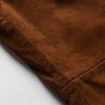 Hercules Blouson Nubuck Jacket // Camel Brown (Standard Midweight // X-Small)