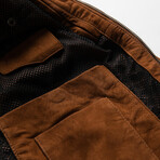 Hercules Blouson Nubuck Jacket // Camel Brown (Standard Midweight // X-Small)