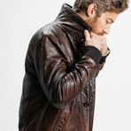 Zeus Blouson Leather Jacket // Crown Gold (Standard Midweight // X-Small)