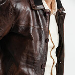 Zeus Blouson Leather Jacket // Crown Gold (Standard Midweight // X-Small)