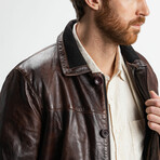 Zeus Blouson Leather Jacket // Crown Gold (Standard Midweight // X-Small)