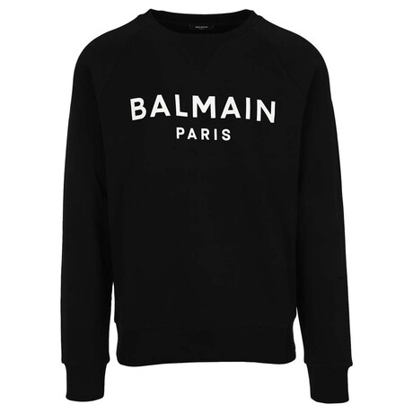 Cotton Sweatshirt // Black, White (S)