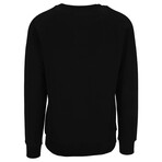 Cotton Sweatshirt // Black, White (XL)