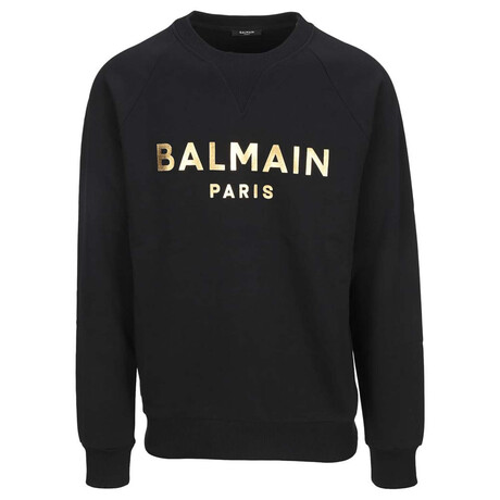 Cotton Sweatshirt // Black, Gold (M)