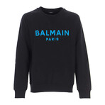 Cotton Sweatshirt // Black, Blue (S)