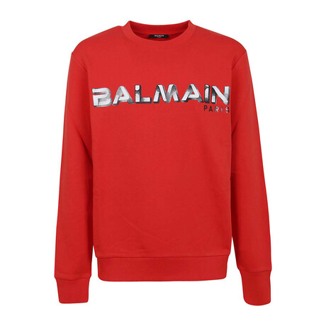 Cotton Sweatshirt // Red (L)