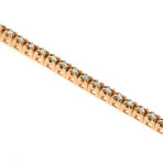 Scie Di Luce 18K Rose Gold Diamond Bracelet // 6.5" // Store Display
