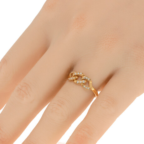 Intreccio 18K Rose Gold Diamond Ring // Ring Size: 6.5 // Store Display