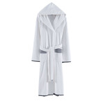 Brooks Brothers Ottoman Rolls Bathrobe // Anthracite