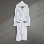 Brooks Brothers Ottoman Rolls Bathrobe // Anthracite