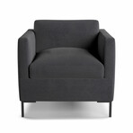 Melrose Lounge Chair (Charcoal)