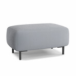 Broadway Ottoman (Charcoal)