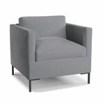 Melrose Lounge Chair (Charcoal)