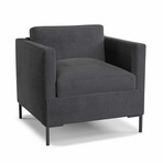 Melrose Lounge Chair (Charcoal)