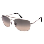 Unisex Square RB3560-332 Sunglasses // Gray + Gray Gradient