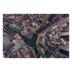 Chicago Aerial Print on Wrapped Canvas (8"H x 12"W x 1.5"D)