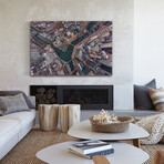 Chicago Aerial Print on Wrapped Canvas (8"H x 12"W x 1.5"D)