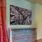 Chicago Aerial Print on Wrapped Canvas (8"H x 12"W x 1.5"D)