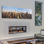 Manhattan 2 Print on Wrapped Canvas (5"H x 15"W x 1.5"D)