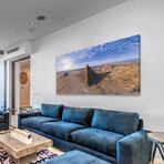 Egypt Pyramid Print on Wrapped Canvas (6"H x 12"W x 1.5"D)