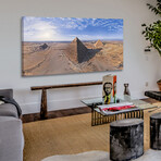 Egypt Pyramid Print on Wrapped Canvas (6"H x 12"W x 1.5"D)