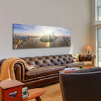 Shanghai Sunrise Print on Wrapped Canvas (5"H x 15"W x 1.5"D)