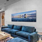 Glacial Still Print on Wrapped Canvas (5"H x 15"W x 1.5"D)