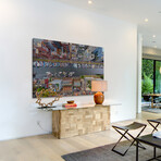 Amsterdam Print on Wrapped Canvas (8"H x 12"W x 1.5"D)