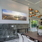 Shanghai Sunrise Print on Wrapped Canvas (5"H x 15"W x 1.5"D)