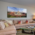 Taj Mahal Print on Wrapped Canvas (6"H x 12"W x 1.5"D)
