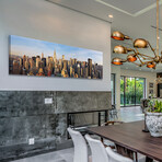 Manhattan 2 Print on Wrapped Canvas (5"H x 15"W x 1.5"D)