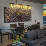 Barcelona Print on Wrapped Canvas (6"H x 12"W x 1.5"D)