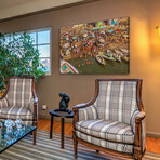 Seaside Party Print on Wrapped Canvas (8"H x 12"W x 1.5"D)