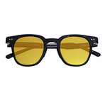Alexander Sunglasses // Black Frame + Yellow Lens