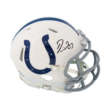 Darius Leonard // Indianapolis Colts // Signed Riddell Speed Mini Helmet