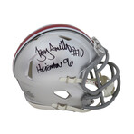 Troy Smith // Ohio State Buckeyes // Signed Riddell Speed Mini Helmet w/ "Heisman'06" Inscription