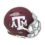 Johnny Manziel // Signed Texas A&M Aggies Riddell Speed Mini Helmet