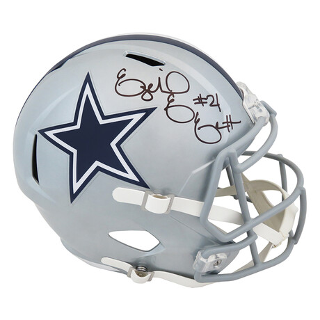 Ezekiel Elliott Signed Dallas Cowboys ECLIPSE Riddell Full Size Speed  Replica Helmet