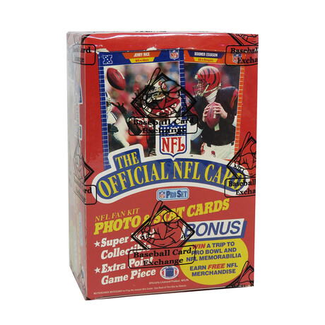 1989 Pro Set Series 1 Football Unopened Wax Box BBCE Sealed + Wrapped // 36 Packs
