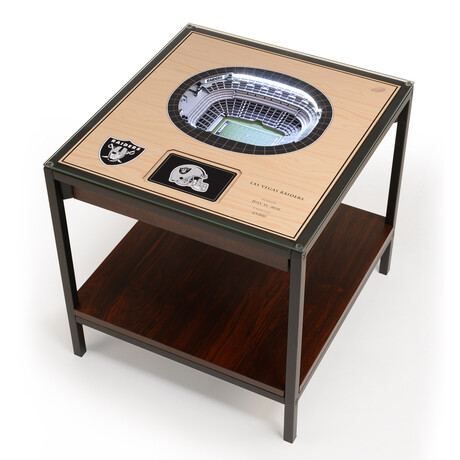 NFL // Las Vegas Raiders// End Table