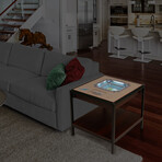 NFL // Miami Dolphins // End Table