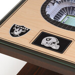 NFL // Las Vegas Raiders// End Table