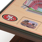 NFL // San Francisco 49ers // End Table